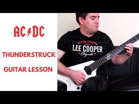 Thunderstruck Guitar Lesson - How to Play
