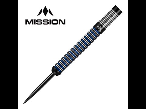Mission Nightfall M1 27 gram Steel Tip Darts - Straight Ring - D1843
