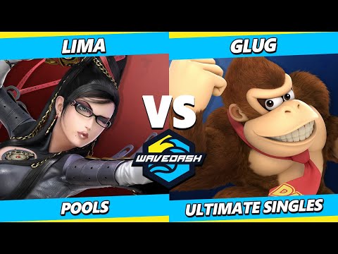 Wavedash 2023 - Lima (Bayonetta) Vs. Glug (Donkey Kong) Smash Ultimate - SSBU