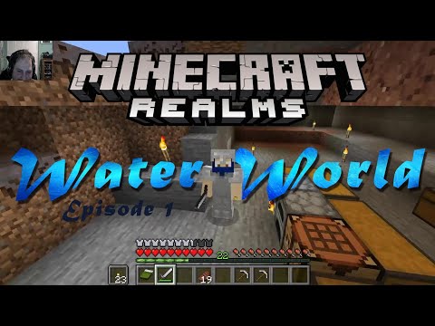 Water World - Minecraft Realms - Episode 1 from Rogue's Perspective