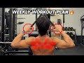 Week 3 Training Plan Stronger Every Week Workoutroutine Fullbodysplit Gymtips