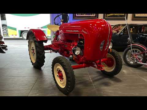 Arrival of a 1959 Porsche Junior Tractor to the Collection