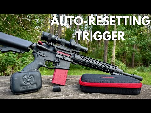 AR15 Auto-Resetting Dryfire Trigger System!  MANTIS BLACKBEARD