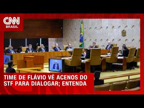 Time de Flávio vê acenos do STF para dialogar; veja análise | CNN PRIME TIME