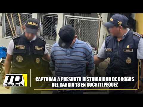 Capturan a presunto distribuidor de drogas del Barrio 18 en Suchitepéquez