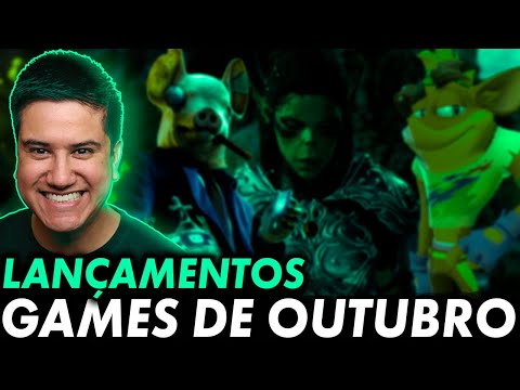 LANÇAMENTOS de GAMES de OUTUBRO - 2020