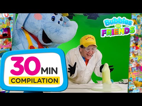 Kids Science Experiments | STEM Learning for Toddlers | 30 Minute Bubbles and Friends Videos