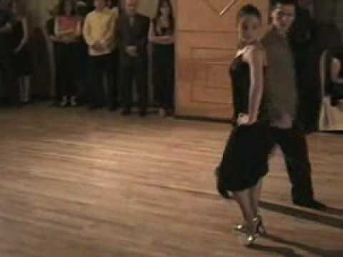  Diego Blanco  and  Ana Padron  are  dancing  to  the  tango  "  Este Es El Rey  "