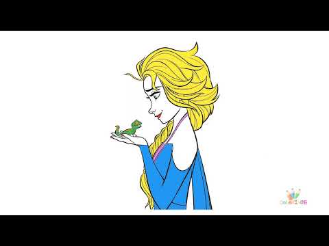 Coloriage Reine Des Neiges à imprimer - Coloriagecrayon
