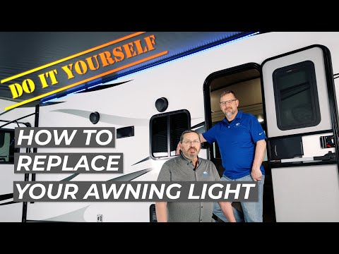 How to replace RV LED Awning Light Strip-Do-It-Yourself