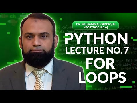 Lecture 7 Python For Loop Explained Part 2