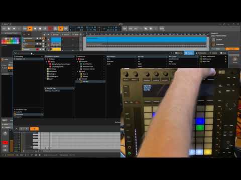 Ableton Push  - New features DrivenByMoss 18.2 for Bitwig Studio