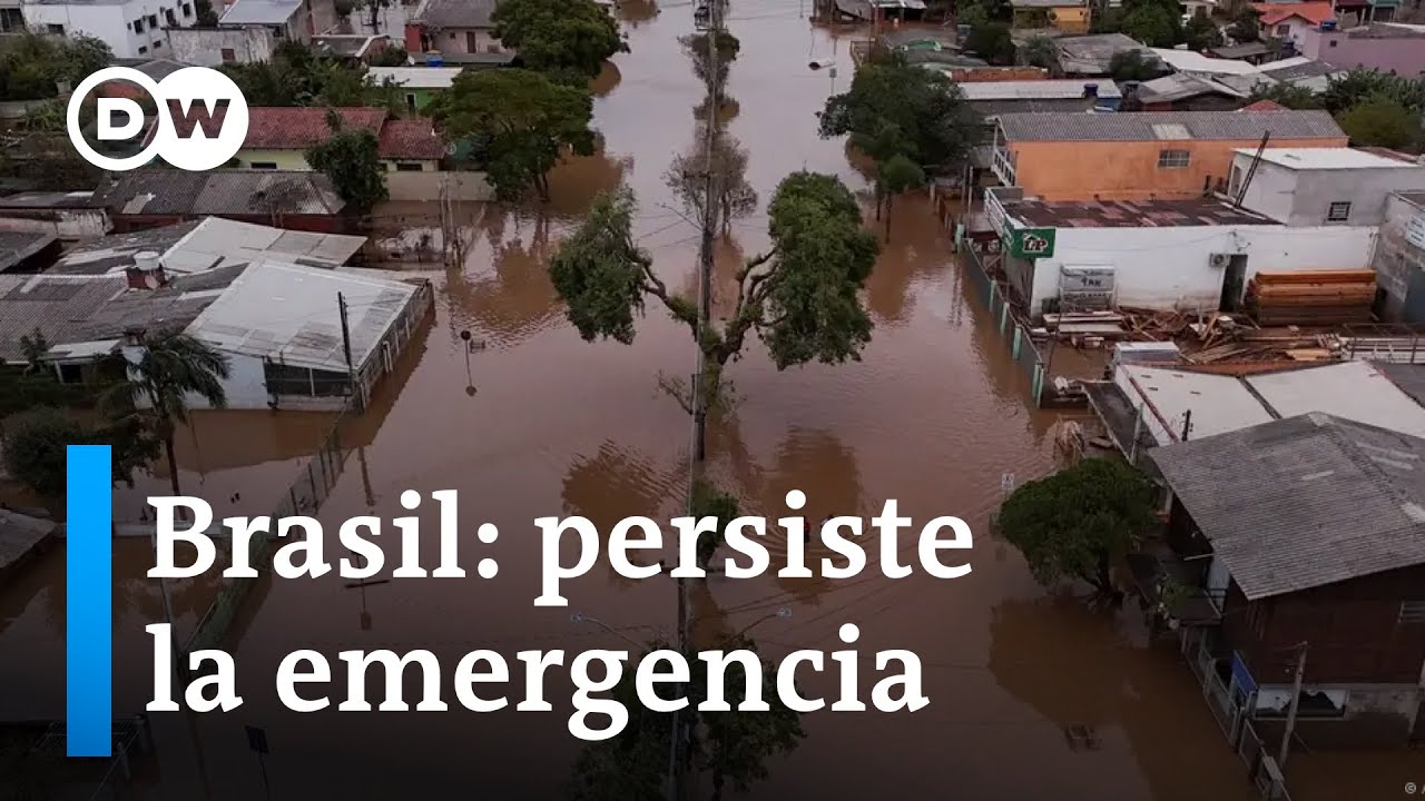 Las lluvias golpean de nuevo el sur de Brasil