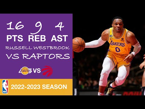 Russell Westbrook vs Toronto Raptors - 16 PTS, 9 REB, & 4 AST