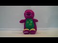 2003 PBS Singing Barney The Purple Dinosaur Plush By Fisher Price