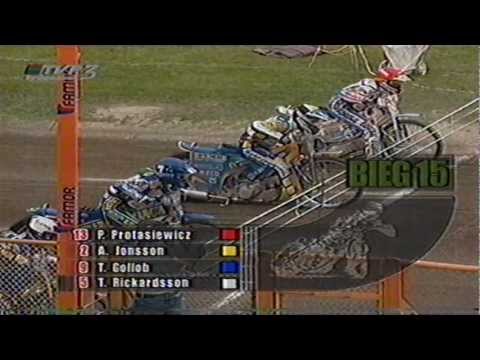 Gollob vs Rickardsson Bydgoszcz 2001 DMP (Polonia - Apator 15 bieg)