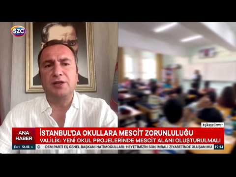 Eğitim-İş Genel Başkanı Kadem Özbay - İstanbul'da Okullara Mescit Zorunluluğu - Sözcü TV | EĞİTİM İŞ