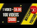 Make 600 Watching Youtube Videos Make Money Watching YouTube Videos 2022