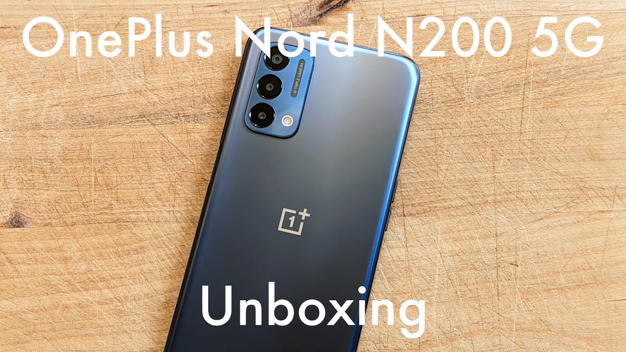 OnePlus Nord N200 5G unboxing ($240): low on price, high on design