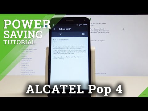 How to Set Up Power Saving in ALCATEL Pop 4 - Save Battery Solution