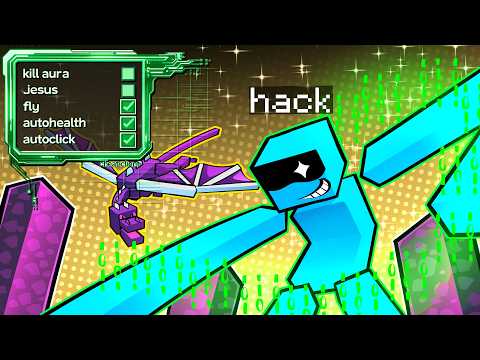 Turma do Problems Zerando Minecraft Com Hacks!  👾