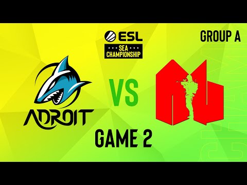 Adroit vs Army Geniuses - Game 2 [ESL SEA Championship]