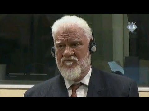Croatian war criminal Slobodan Praljak dies after taking poison in court - Croatian state TV