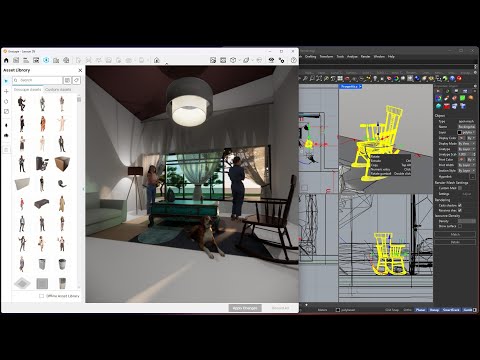 ENSCAPE for RHINO - Lesson 05 - Import BIM Architecture, 3D Product, PBR Material, Asset Library