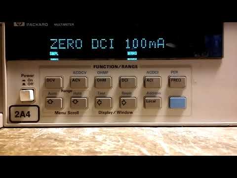 3458A 11 5 minutes into ACAL error