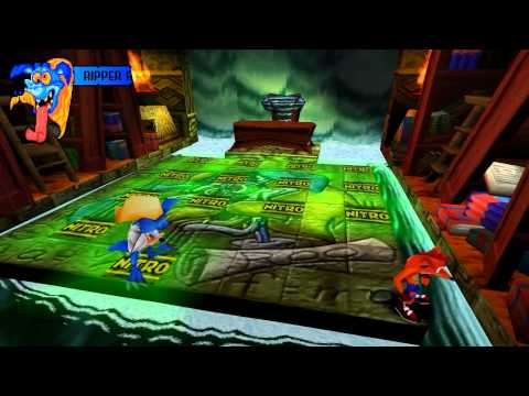 Crash Bandicoot 2: Cortex Strikes Back 100% Walkthrough HD - Part 7: Ripper Roo