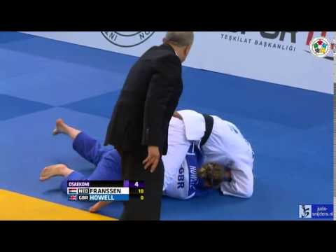 Judo 2015 Grand Prix Samsun: Franssen (NED) - Howell (GBR) [-63kg] bronze