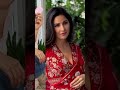 Katreena Kaif Hot Looks Queen Bollywood Red Saree Katrinakaif Vickykaushal