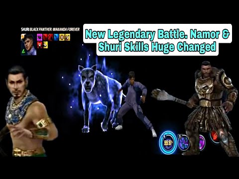 New Legendary Battle | Namor & Shuri Skills Huge Changed - Marvel Future Fight