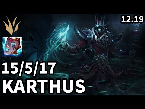 Karthus Jungle vs Elise - Ranked Challenger - Patch KR 12.19
