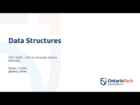 Introductory Python Programming 09a Data Structures Explanation