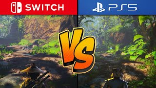 Biomutant - Graphics Comparison (Switch vs PS5)