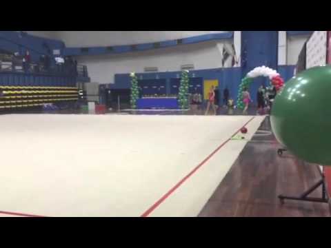 Eva Testa (polimnia ritmica romana) Torneo internazionale per clubs 2015 Torino - corpo libero