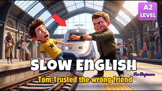 He Trusted the Wrong Friend and Ran Away | Slow English Listening Practice for Beginners (A2 Level)