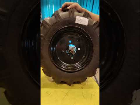 5.00-10 Trolley Tyres with Wheel Rim and Tube - Durable and Ready for Heavy Loads
