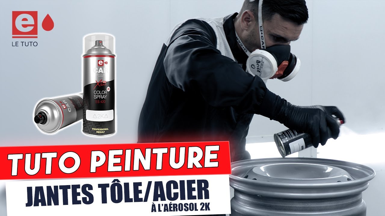 Tuto : Restauration jantes tôle - bombe accroche direct