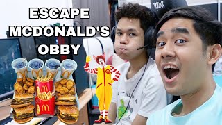 Download lagu LARI DEMI SESUAP MCD 🤡 ESCAPE MCDONALD OBBY 😂 mp3