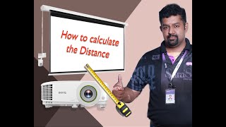 How to Calculate the Projector Screen Distance| Projector distance Calculator | BenQ Installation
