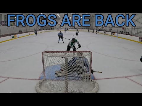 FROGS ARE BACK... *MIC’D UP* Go Pro Hockey Goalie