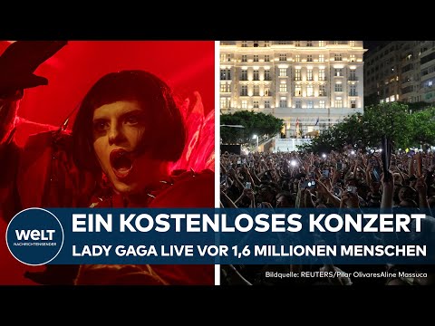 RIO DE JANEIRO: Ein Konzert, das Geschichte schreibt! Lady Gaga live vor 1,6 Millionen Menschen