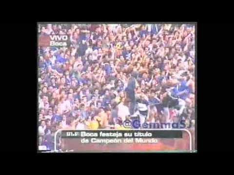 Boca da la vuelta en la Bombonera (Intercontinental 2000)
