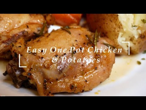 One Pot Chicken & Potato Recipe in Under 25 Minutes | Easy-Flavorful Pressure Cooker Chicken Recipe