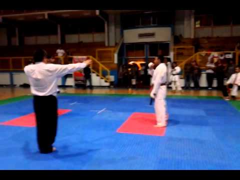 Copa Bushido 2014 - Kumite semifinal Luis Contreras vs  Jose Luis Orellana