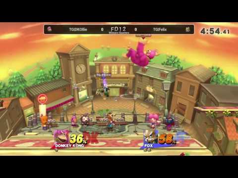 FD12 Winners Quarters - TG|DKOllie (Donkey Kong) vs TG|Felix (Fox)