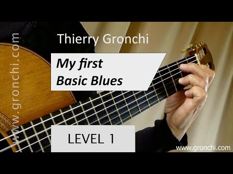 "My first Basic Blues" - Fingerstyle guitar