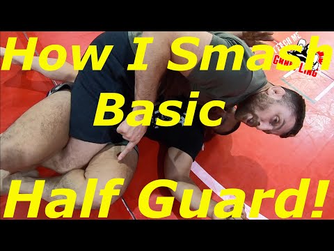 Coach Brian's "No Hands" Half Guard Pass!